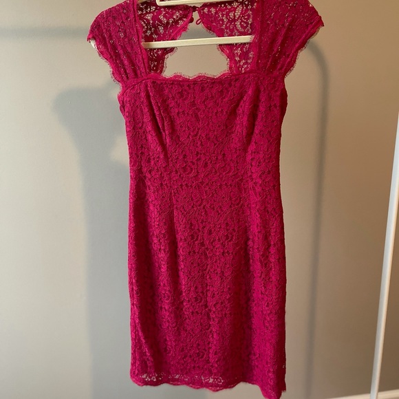 Nordstrom Red Lace Dress - Picture 1 of 1